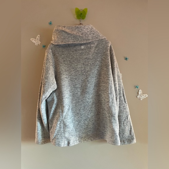 Thick Cozy Fleece Cowl-Neck Sweater - Picture 2 of 4